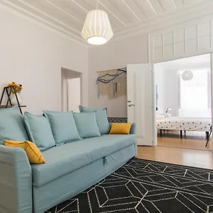 Blue Tiles In Center Apartment